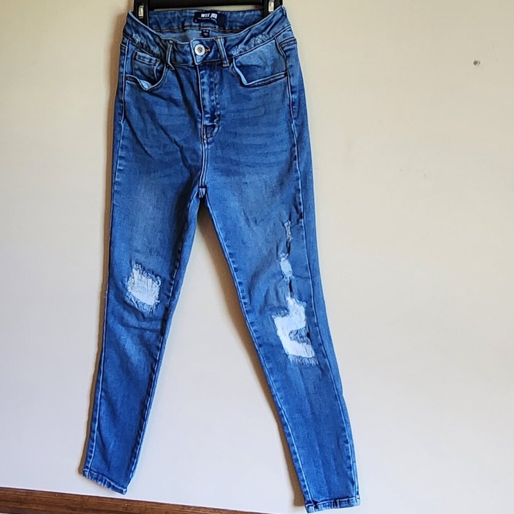 Wax Jean Los Angeles Ripped High Rise Jeans Size 26